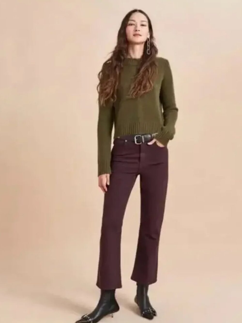 La Ligne Meredith High Rise Straight Jeans